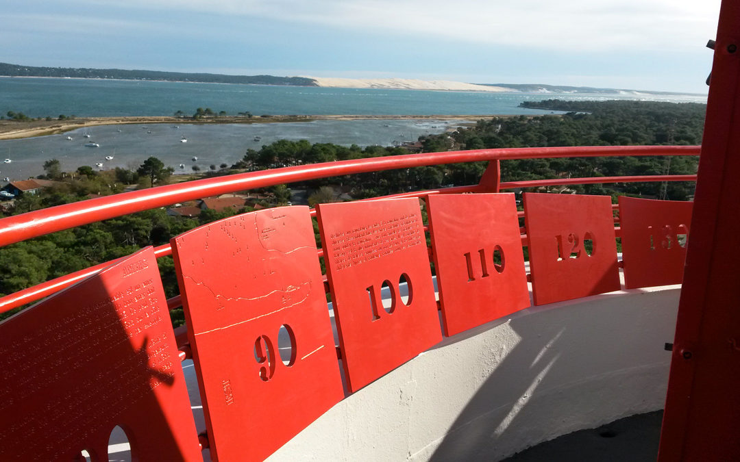 Phare du Cap Ferret – Opération « remplacement du garde-corps »