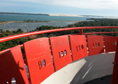 Phare du Cap Ferret – Opération « remplacement du garde-corps »